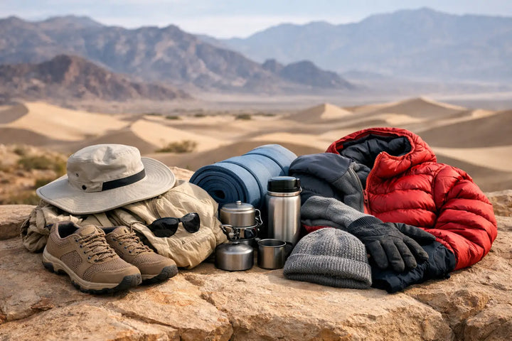 How to Pack Desert Layers for Heat and Cold