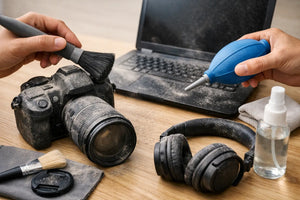 How to Clean Dust Covered Gear Without Damage