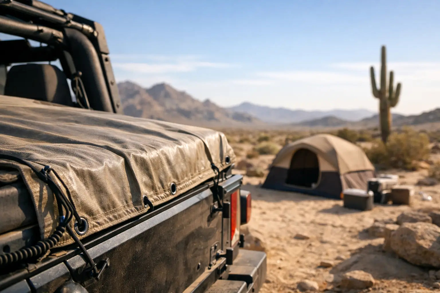 How to Choose Desert Tarps That Hold Up