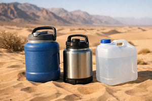 Best Heat Safe Water Jugs for Desert Use