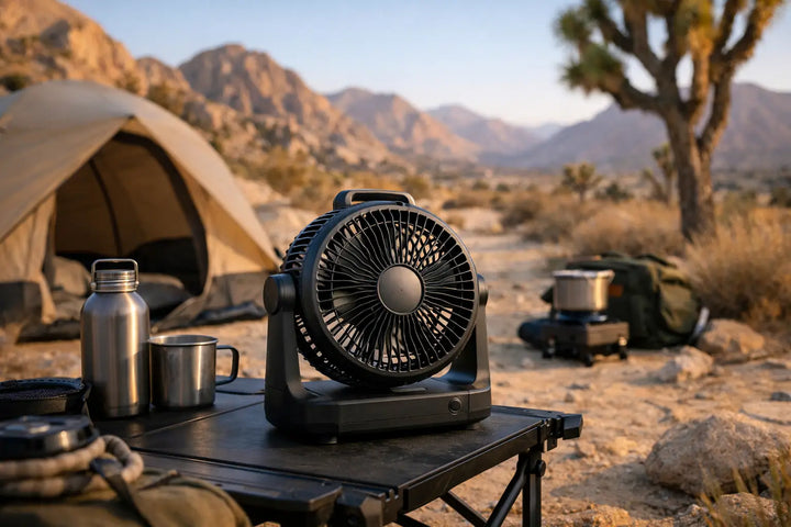Portable Camp Fan Review for Desert Campers