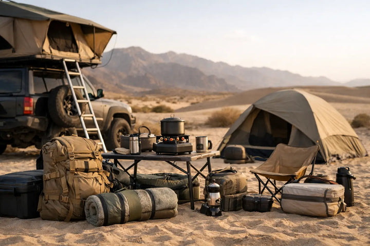 Desert Camping Loadout Example That Works