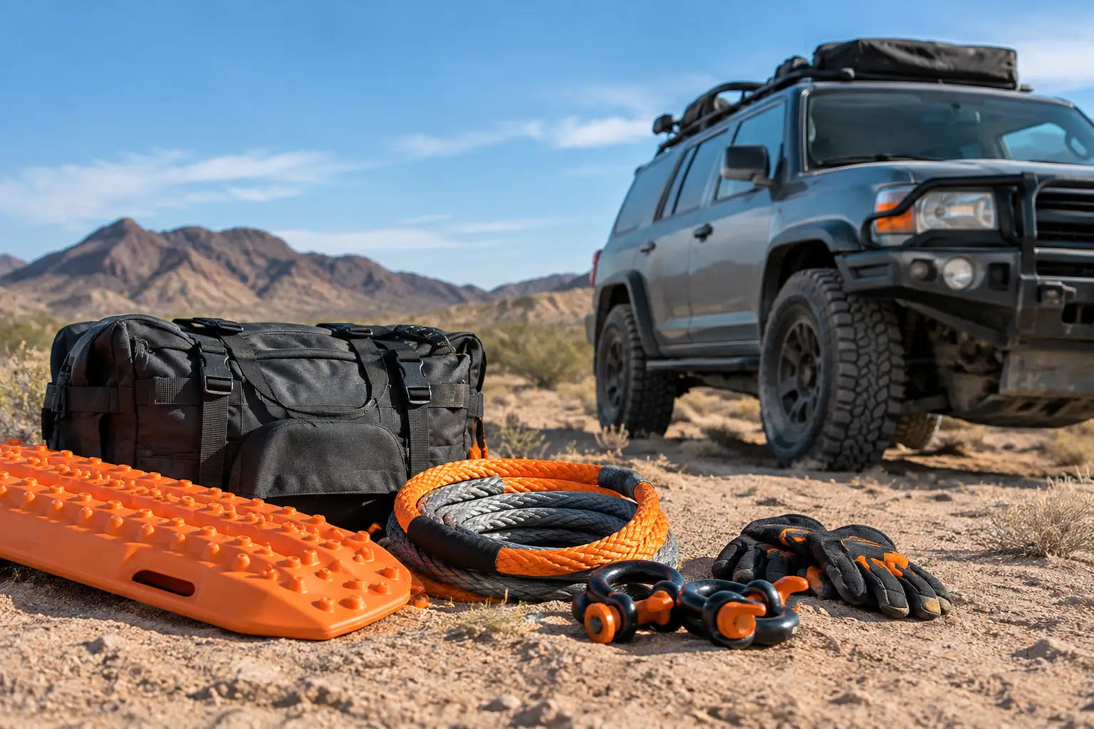 Offroad Recovery Gear for Desert Trail Breakdowns