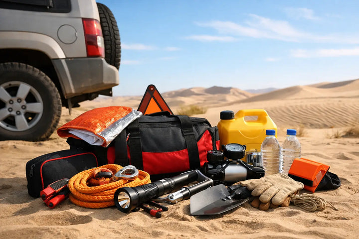 Vehicle Emergency Kit for Desert Travel