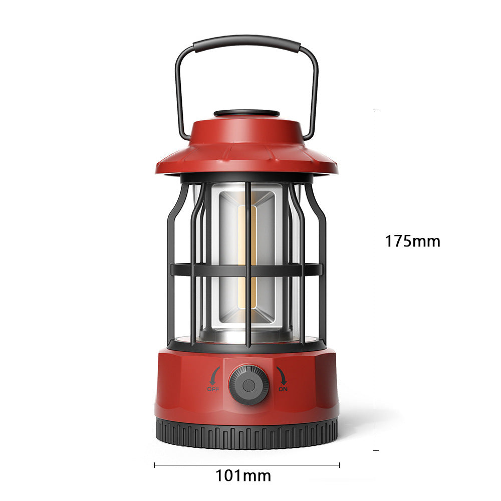 Retro COB Portable Camping Tent Lantern by Arizona Desert Gear