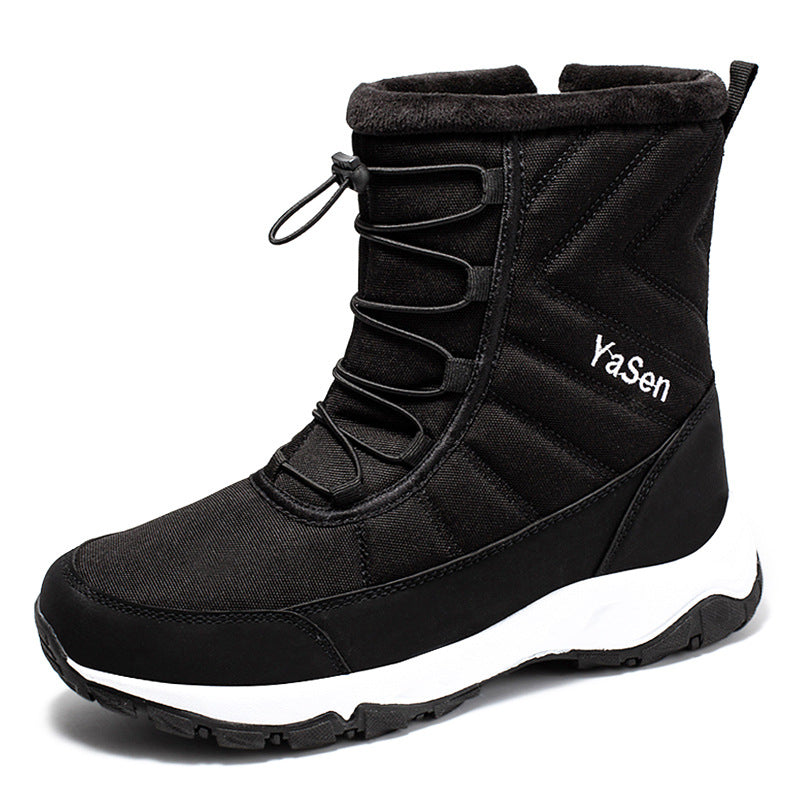 Men's Waterproof Snow Boots Fleece-Lined Short Ski Shoes by Arizona Desert Gear