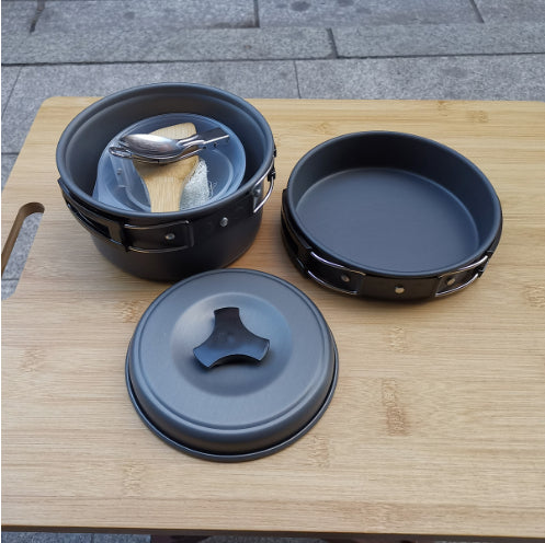 1–2 Person Outdoor Camping Cookware Set by Arizona Desert Gear