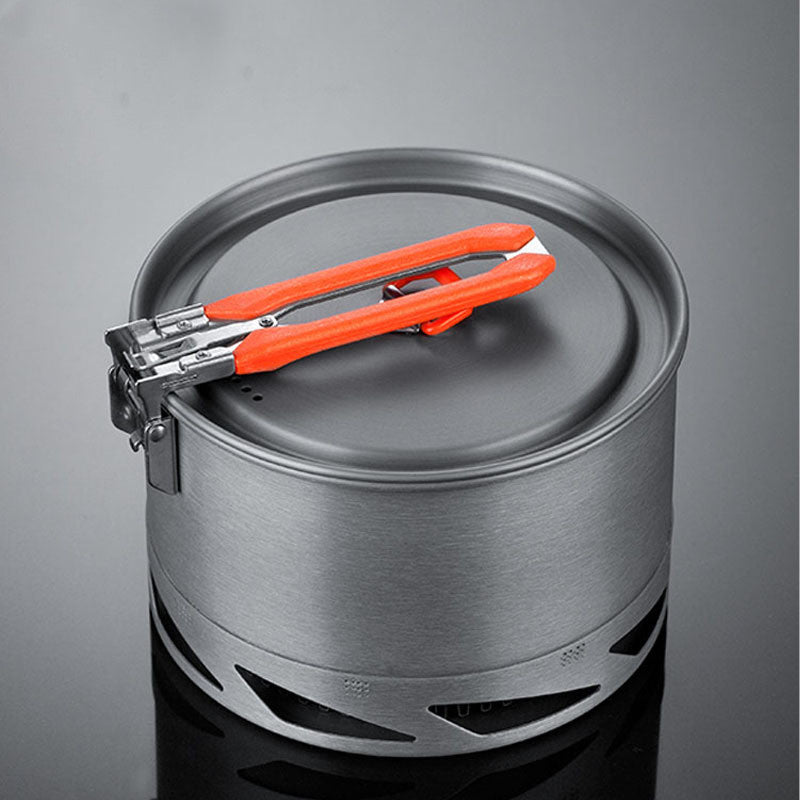 Camping Cookware Set Heat Exchanger Pot Kettle Outdoor Tableware by Arizona Desert Gear