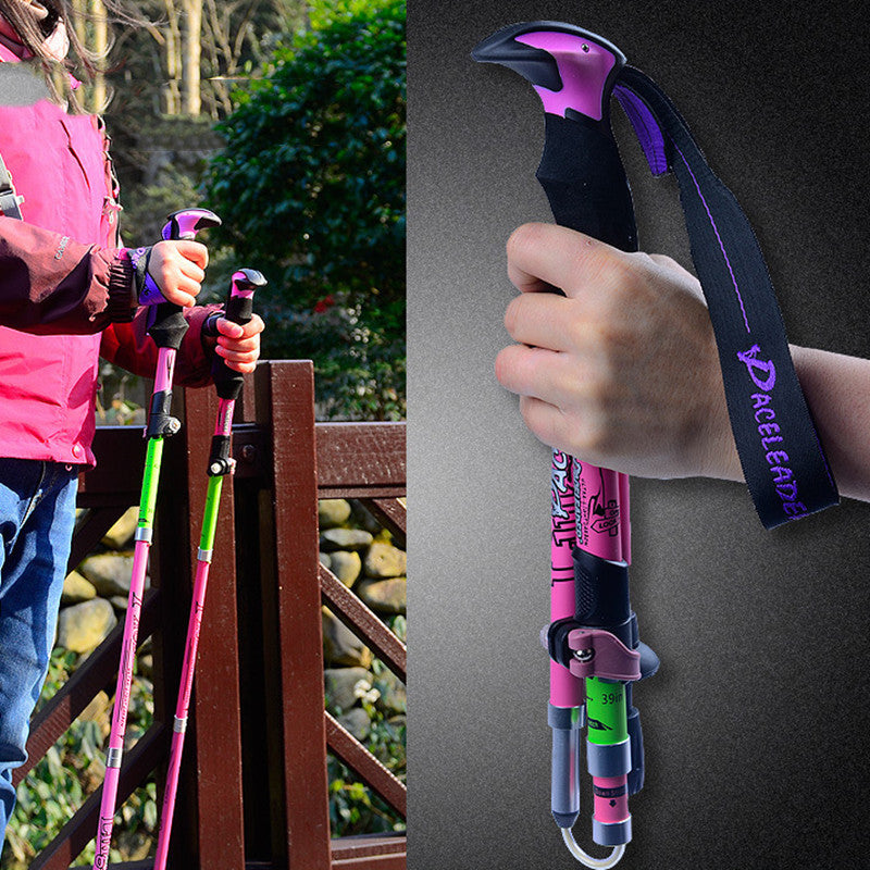 Outdoor Carbon Folding Trekking Pole Equipment by Arizona Desert Gear