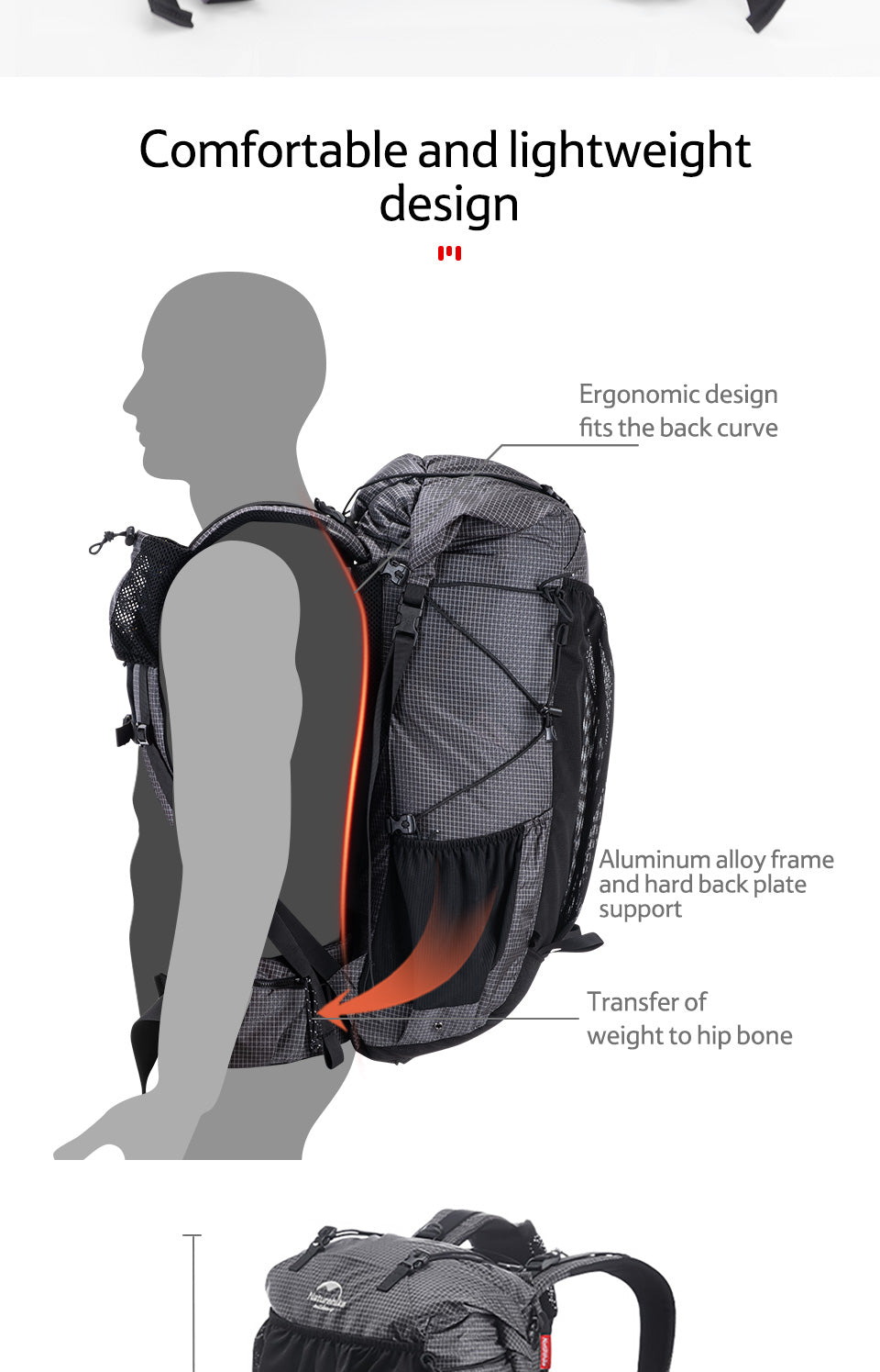 Outdoor Large Capacity Hiking Camping Backpack by Arizona Desert Gear