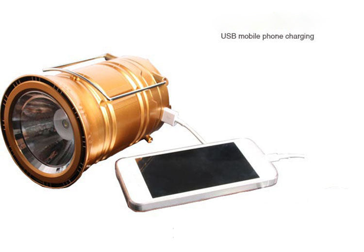 Solar Charging Telescopic Camping Lantern Tent Lamp by Arizona Desert Gear