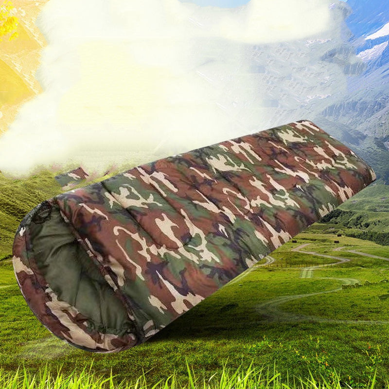 Camouflage Emergency Camping Sleeping Bag by Arizona Desert Gear