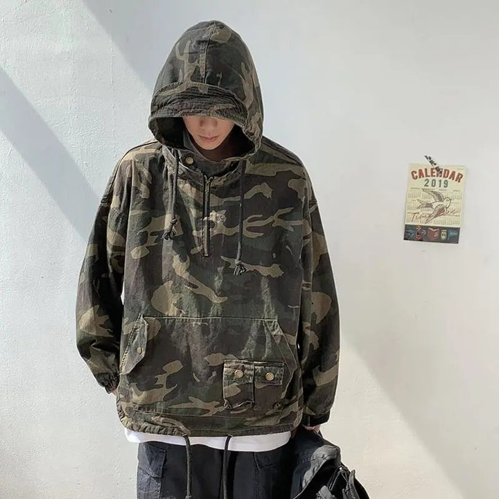 Men's Camouflage Tactical Work Jacket by Arizona Desert Gear