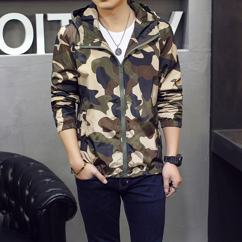 Men's Slim Camouflage Fashion Jacket by Arizona Desert Gear