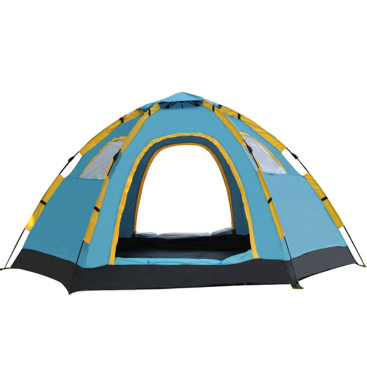 5–8 Person Quick Setup Camping Tent Six Corner Tent by Arizona Desert Gear