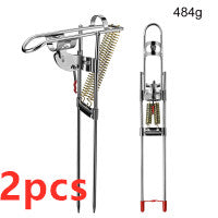 Spring Automatic Stainless Steel Adjustable Fishing Rod Holder Bracket by Arizona Desert Gear