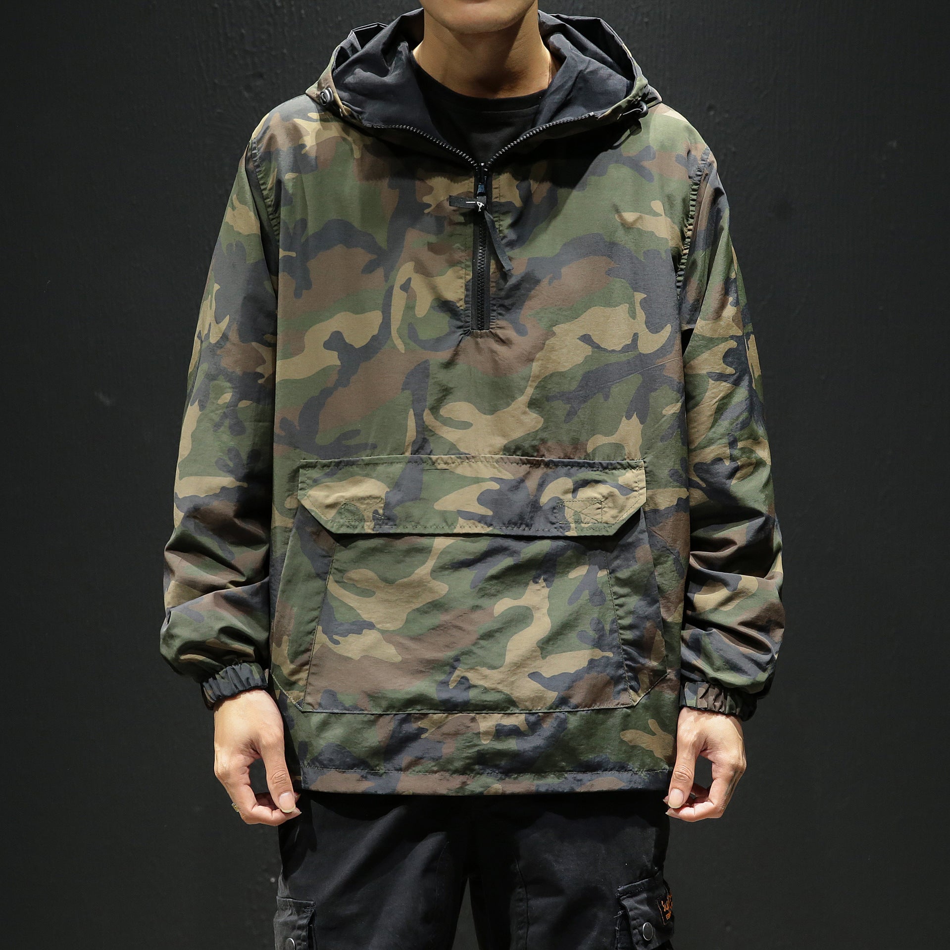 Men's Plus Size Reversible Camouflage Jacket by Arizona Desert Gear