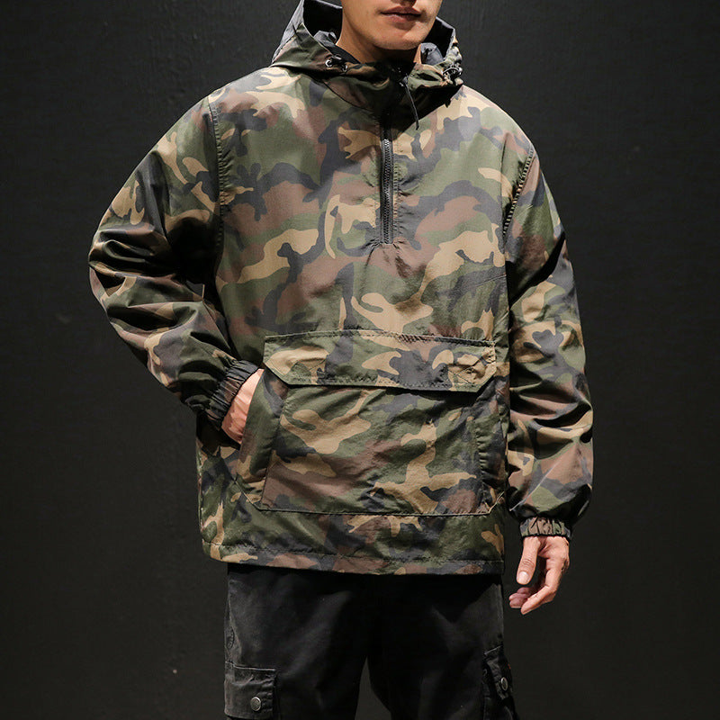 Men's Plus Size Reversible Camouflage Jacket by Arizona Desert Gear