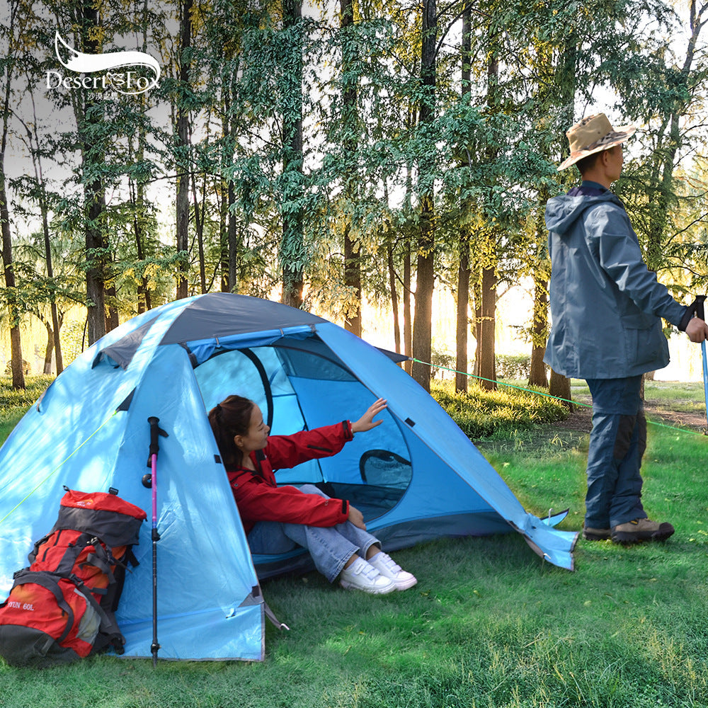 Desert Fox Double Aluminum Camping Tent by Arizona Desert Gear