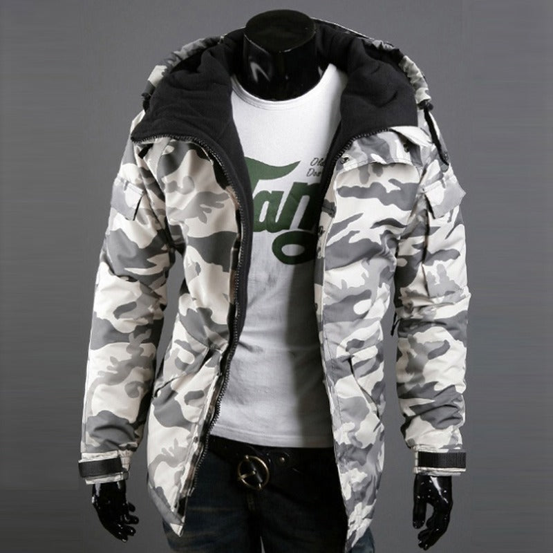 British Camouflage Hooded Jacket For Men by Arizona Desert Gear