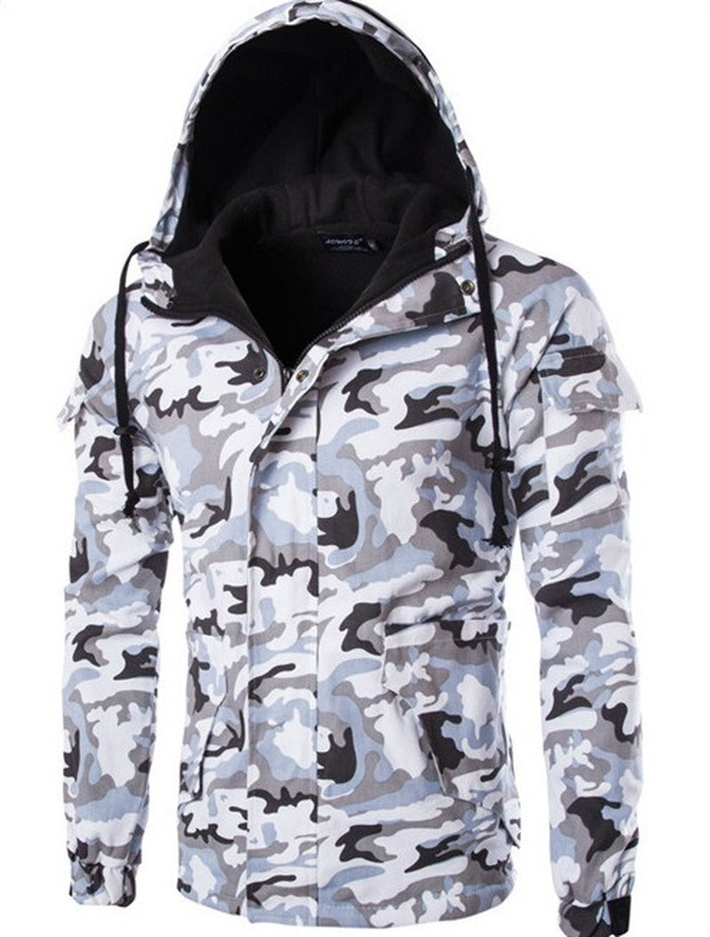 British Camouflage Hooded Jacket For Men by Arizona Desert Gear