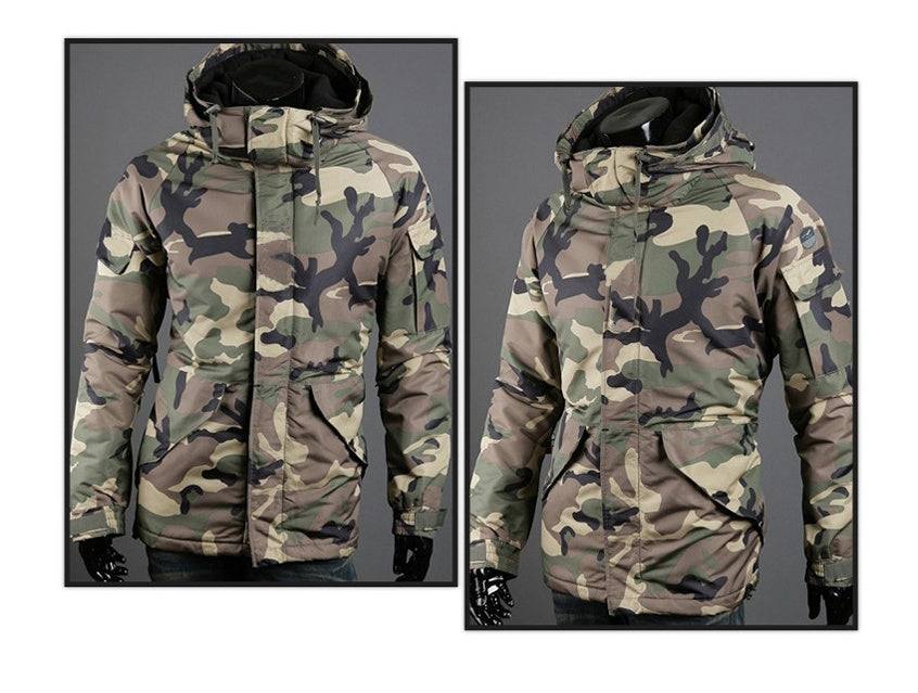 British Camouflage Hooded Jacket For Men by Arizona Desert Gear
