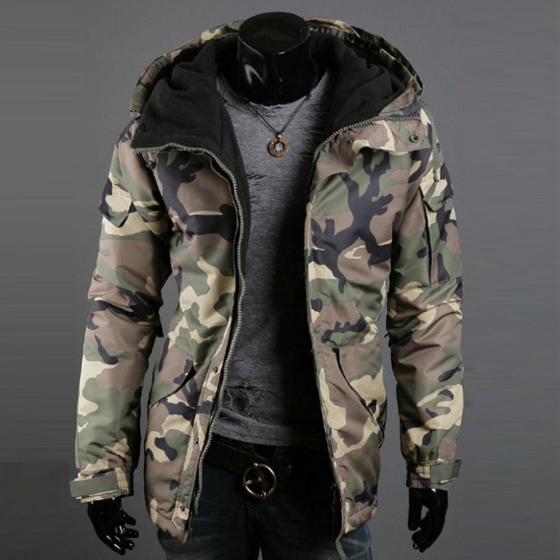 British Camouflage Hooded Jacket For Men by Arizona Desert Gear
