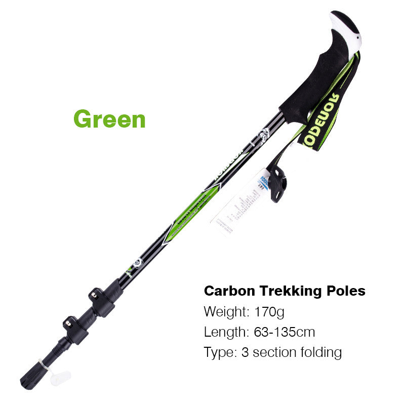 Multifunctional Carbon Fiber Folding Trekking Pole by Arizona Desert Gear
