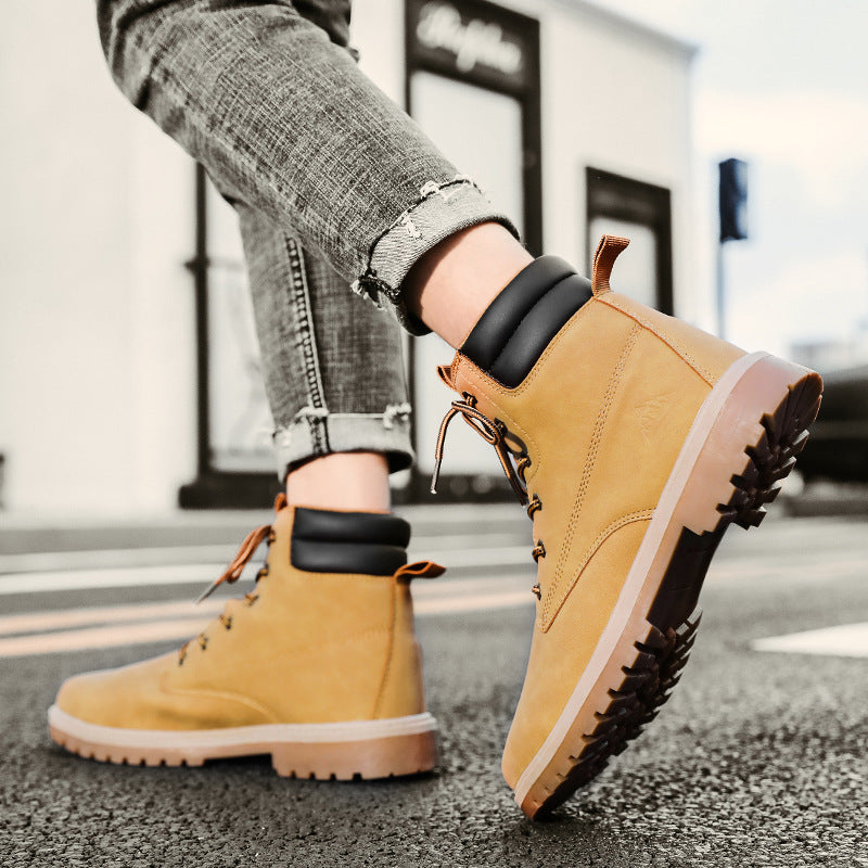 High Top Fashion Hiking Boots Men Outdoor Trend Shoes by Arizona Desert Gear