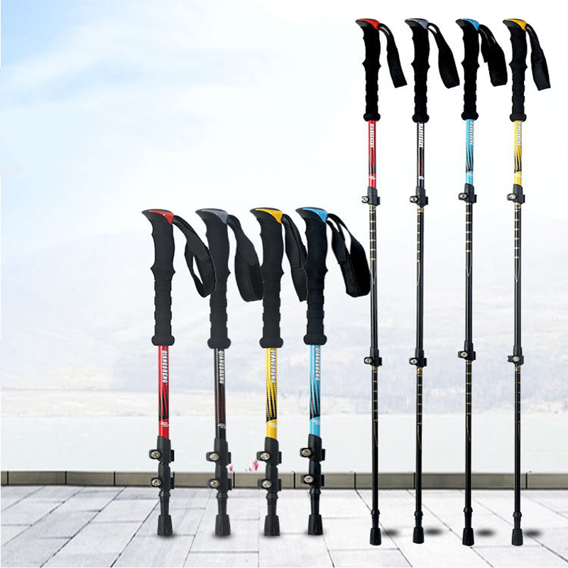 Telescopic Straight Handle External Lock Trekking Pole by Arizona Desert Gear