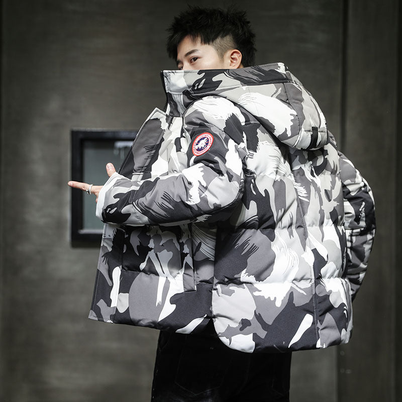 Men's Thick Warm Camouflage Work Jacket Outerwear by Arizona Desert Gear