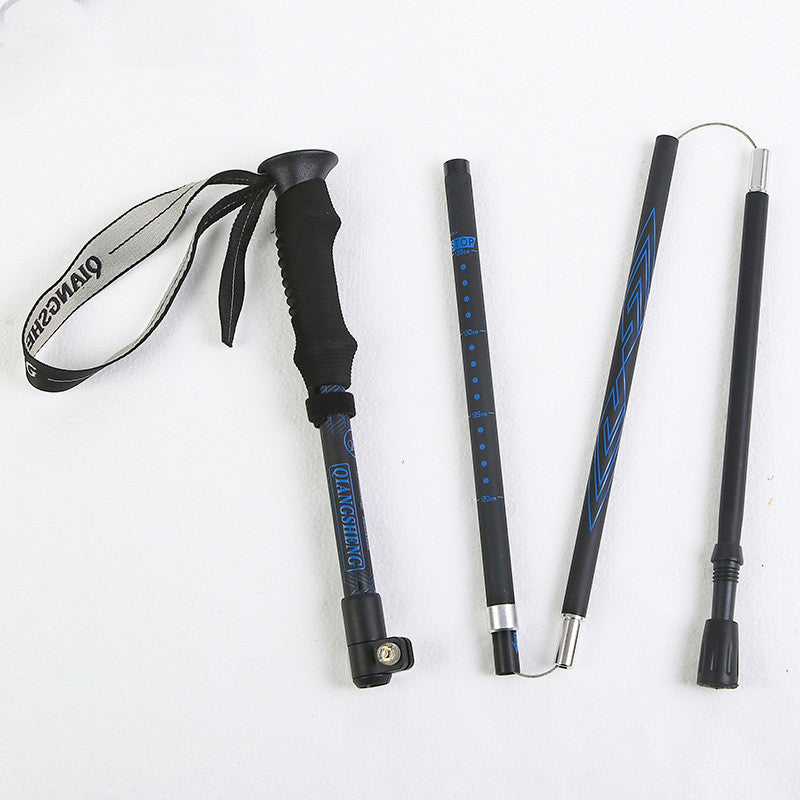 Outdoor Folding Five-section Straight Trekking Pole Trekking Pole by Arizona Desert Gear