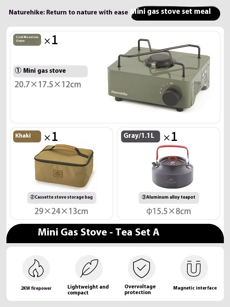 Portable Mini Camping Gas Stove by Arizona Desert Gear