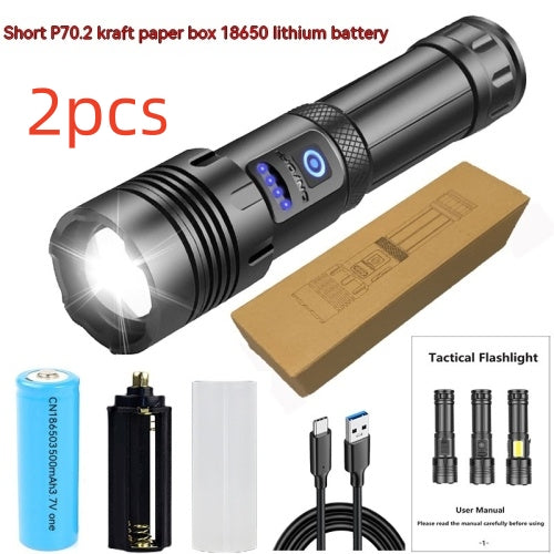 Strong Light Flashlight Outdoor Camping Emergency Rechargeable by Arizona Desert Gear