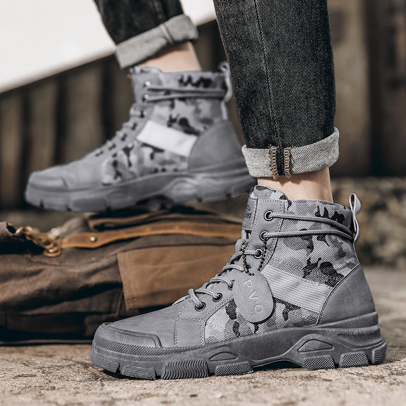 New Canvas High-Top Retro Hiking Boots by Arizona Desert Gear