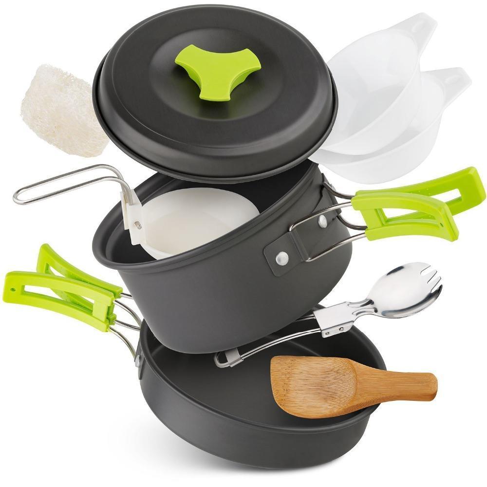 1–2 Person Outdoor Camping Cookware Set by Arizona Desert Gear