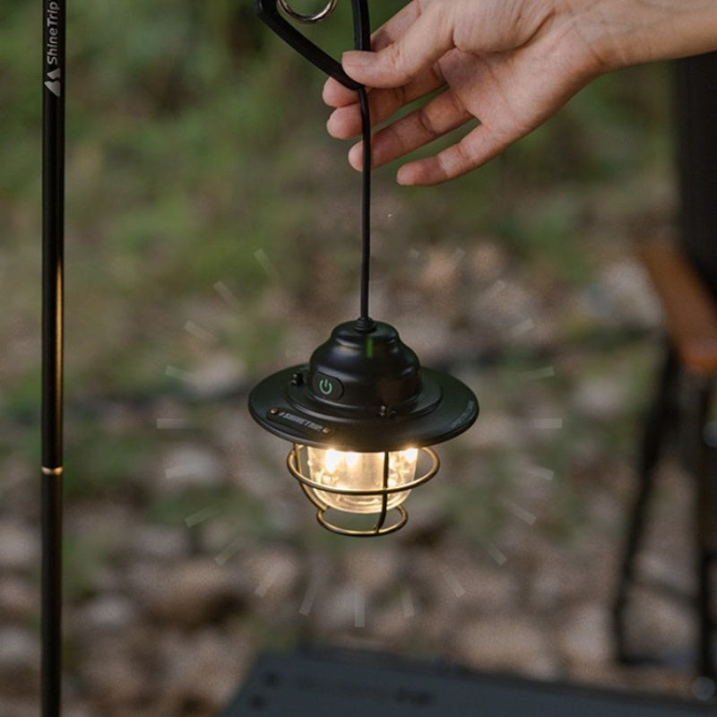 Shanqu Outdoor Camping Lantern Pine Cone Lamp Chandelier by Arizona Desert Gear