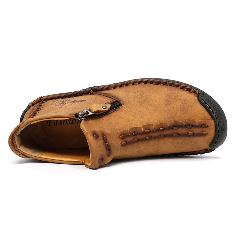 Men Ankle Zipper Hiking Boots Outdoor Shoes by Arizona Desert Gear