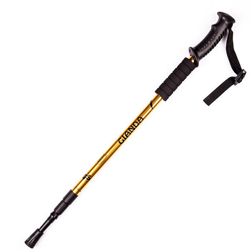 Aluminum Alloy Three-Section Straight Trekking Pole by Arizona Desert Gear