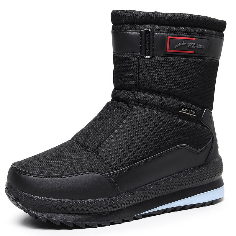 Men's Waterproof Snow Boots Fleece-Lined Short Ski Shoes by Arizona Desert Gear
