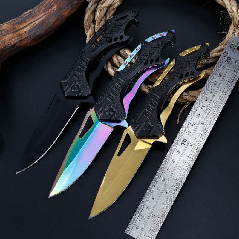 Folding Tactical Survival Pocket Knife Camping Hiking Hunting by Arizona Desert Gear