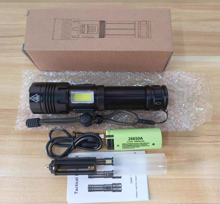 Strong Light Flashlight Outdoor Camping Emergency Rechargeable by Arizona Desert Gear