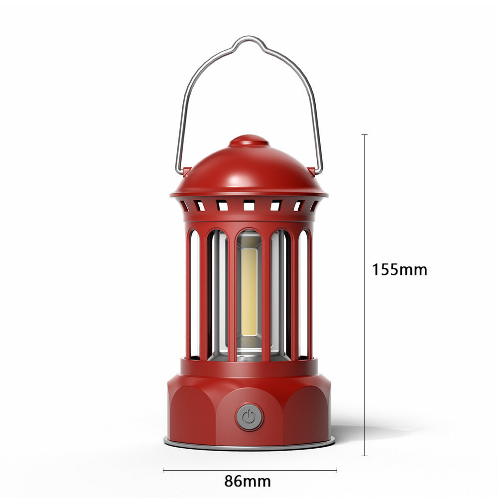 Retro COB Portable Camping Tent Lantern by Arizona Desert Gear