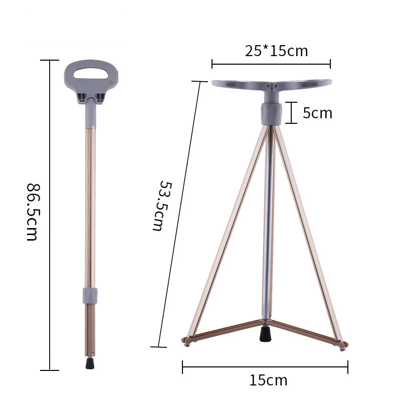 Multifunctional Aluminum Alloy Folding Trekking Pole by Arizona Desert Gear