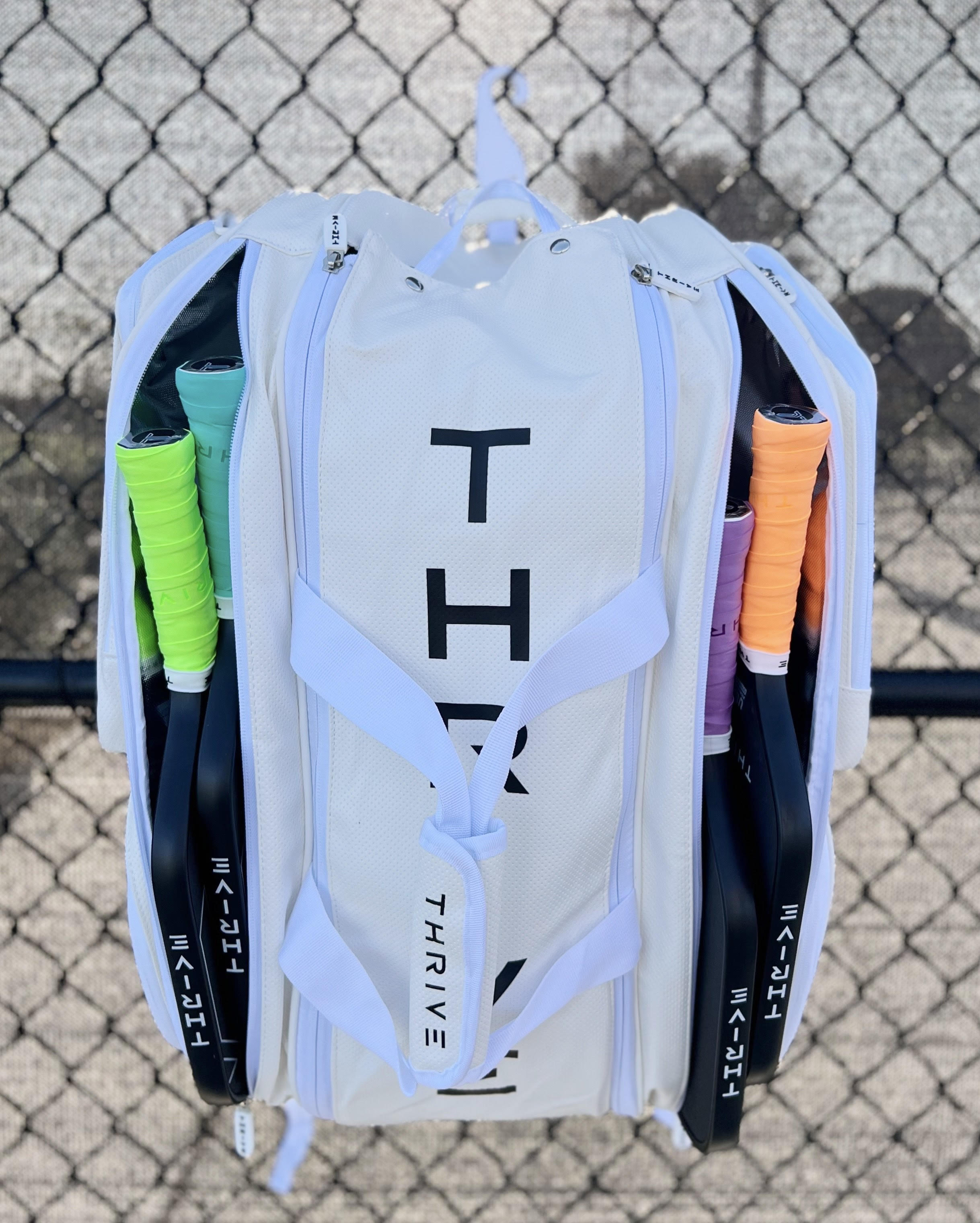 Elite Pro Tour Bag - WHITE by Thrive Pickleball