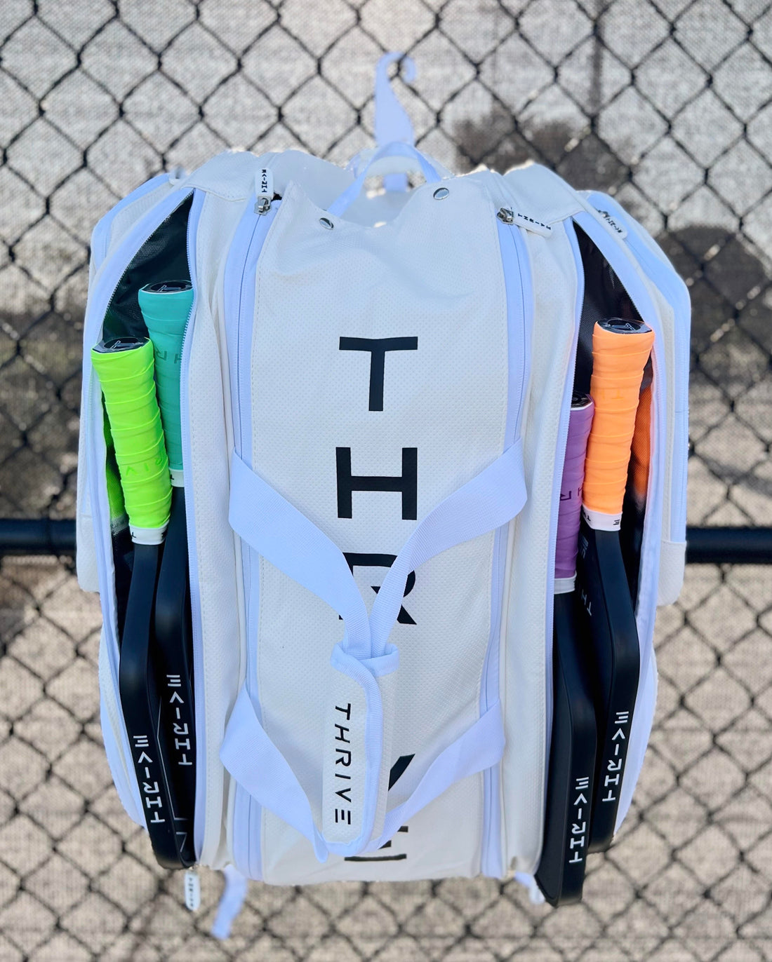 Elite Pro Tour Bag - WHITE by Thrive Pickleball
