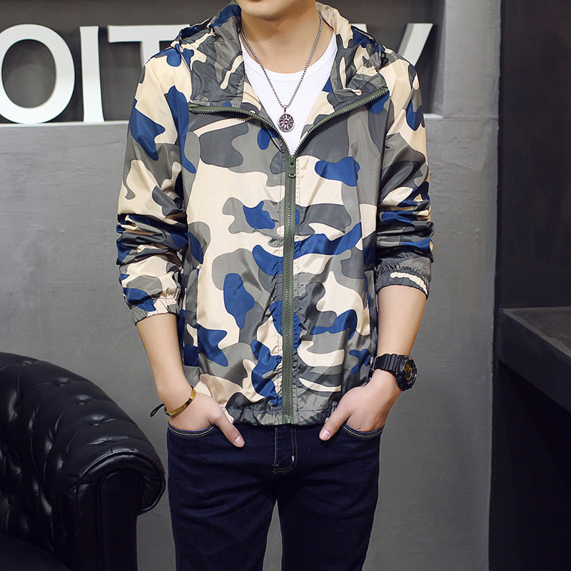 Men's Slim Camouflage Fashion Jacket by Arizona Desert Gear
