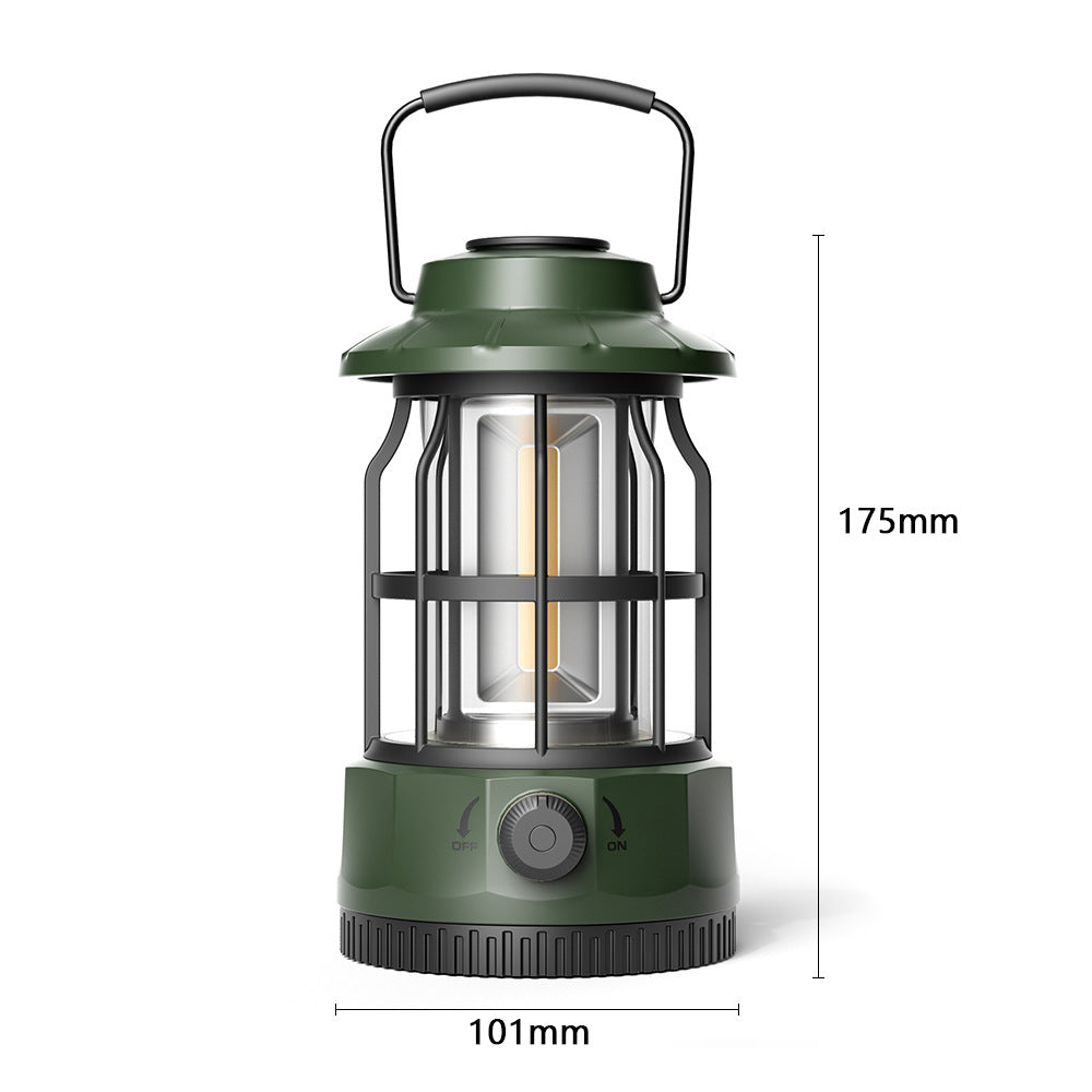 Retro COB Portable Camping Tent Lantern by Arizona Desert Gear