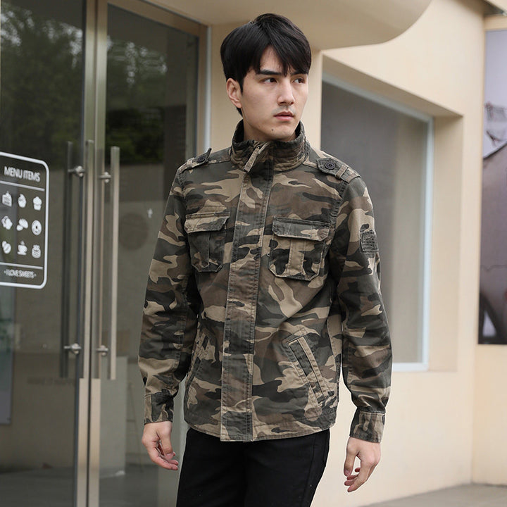 Autumn Camouflage Work Jacket For Men Outdoor Wear by Arizona Desert Gear