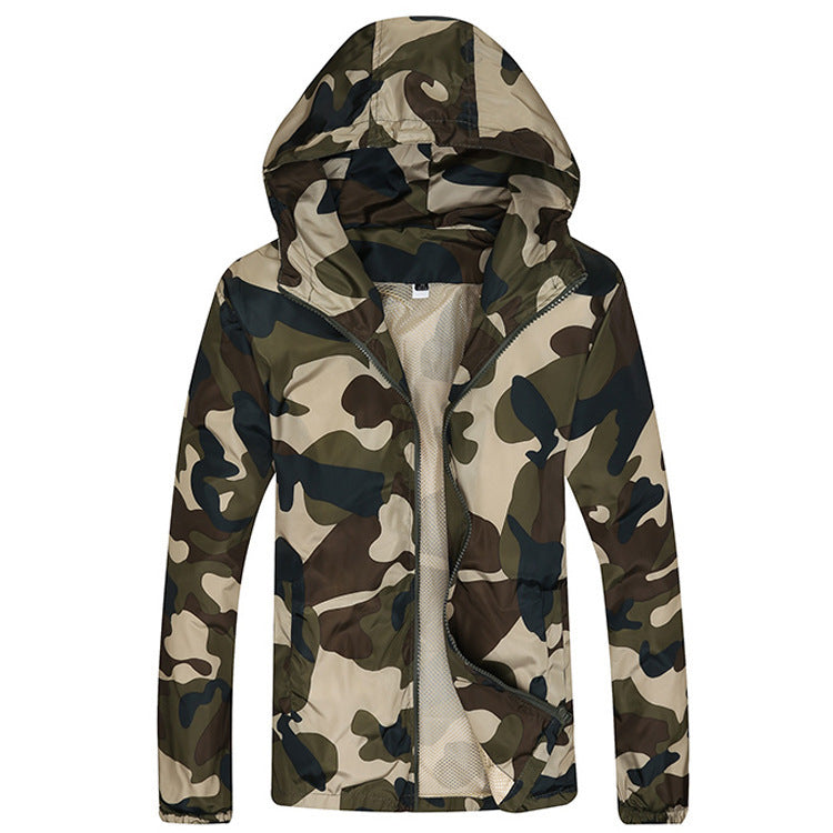 Men's Slim Camouflage Fashion Jacket by Arizona Desert Gear